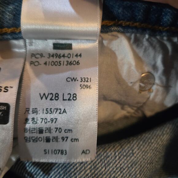 Levi’s Wedgie Straight Jeans Medium Wash Size 28 - Picture 4 of 12